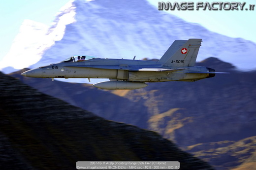 2007-10-11 Axalp Shooting Range 0537 FA-18C Hornet